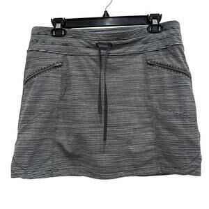 Athleta Womens Medium Striped Metro Skort Tennis Pickleball Walking Summer